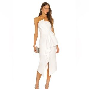 Elliat Reception Dress in Ivory. Size S